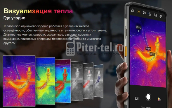Смартфон Ulefone Armor 25T 6/256Gb Frost Black