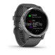 Умные часы Garmin VIVOACTIVE 4 серые с серебристым безелем