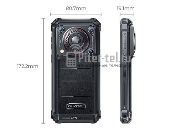 Смартфон Oukitel WP36 8/128Gb Black