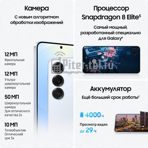 Смартфон Samsung Galaxy S25 12/256Gb Icyblue