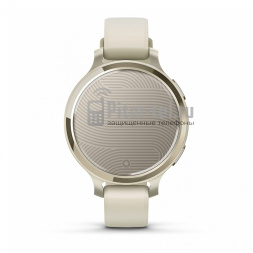 Умные часы Garmin Lily 2 Active Lunar Gold/Bone со светло-бежевым ремешком