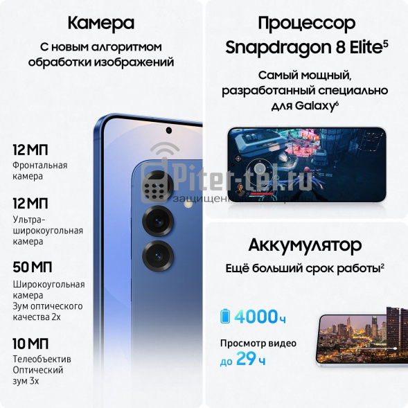 Смартфон Samsung Galaxy S25 12/256Gb Navy