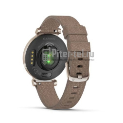 Умные часы Garmin Lily 2 Classic Cream Gold/Coffee Fabric с кофейным ремешком