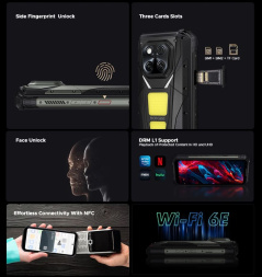 Смартфон Doogee V Max Play Projector 16/512Gb Battle Rust